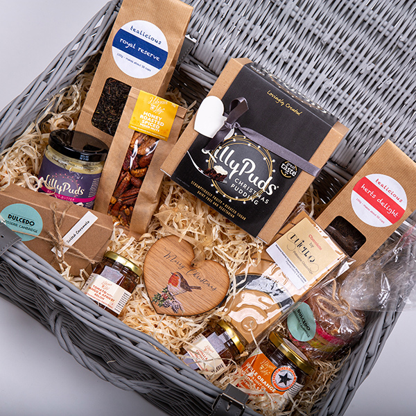 Presented in their 18 inch wicker hamper it�s a fabulous gift